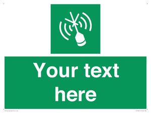 Custom sign safe condition Emergency position beacon